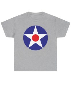Pre-WWII American Roundel on a shirt in the color Sport Gray - Memento Mary