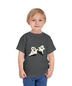 Two ghosts on a shirt in the color Asphalt - Memento Mary