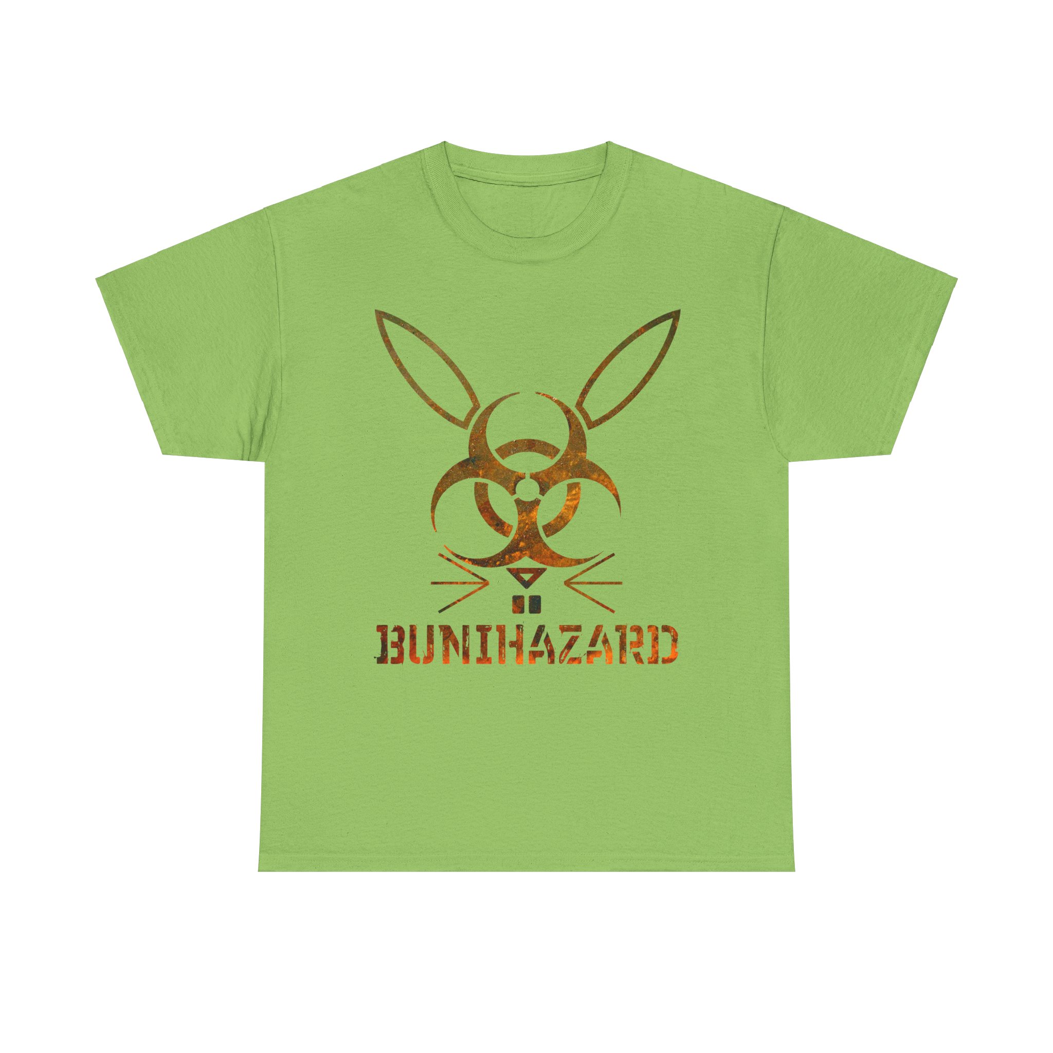 Bunihazard in rust on a shirt in the color Kiwi - Memento Mary