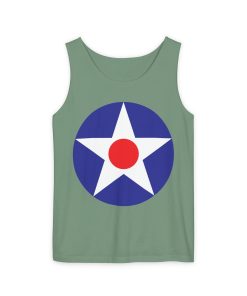 Pre-WWII American Roundel on a tank-top in the color Light Green - Memento Mary