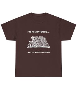 I'm pretty good - but the book was better in white on a shirt in the color of Russet - Memento Mary