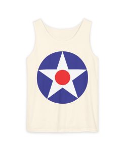 Pre-WWII American Roundel on a tank-top in the color Ivory - Memento Mary