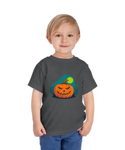 Jack-o-lantern on a shirt in the color Asphalt - Memento Mary