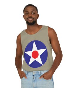 Pre-WWII American Roundel on a tank-top in the color Sandstone - Memento Mary