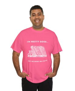 I'm pretty good - but the book was better in white on a shirt in the color of Safety Pink - Memento Mary