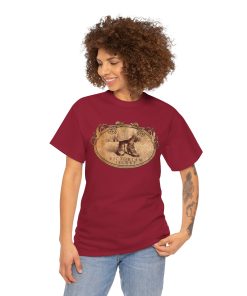 Victorian Secret - Antique on a shirt in the color Cardinal Red - Memento Mary