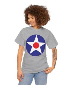 Pre-WWII American Roundel on a shirt in the color Sport Gray - Memento Mary