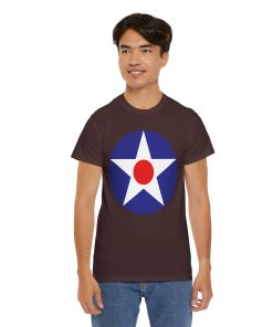 Pre-WWII American Roundel on a shirt in the color Russet - Memento Mary