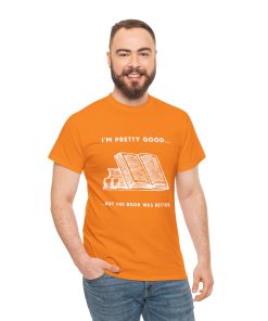I'm pretty good - but the book was better in white on a shirt in the color of Safety Orange - Memento Mary