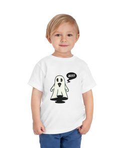 Ghost saying Boo! on a shirt in the color White - Memento Mary