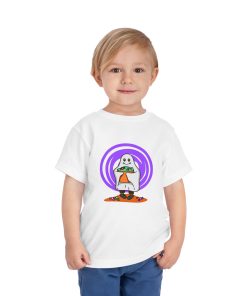 Trick-or-treating ghost on a shirt in the color White - Memento Mary