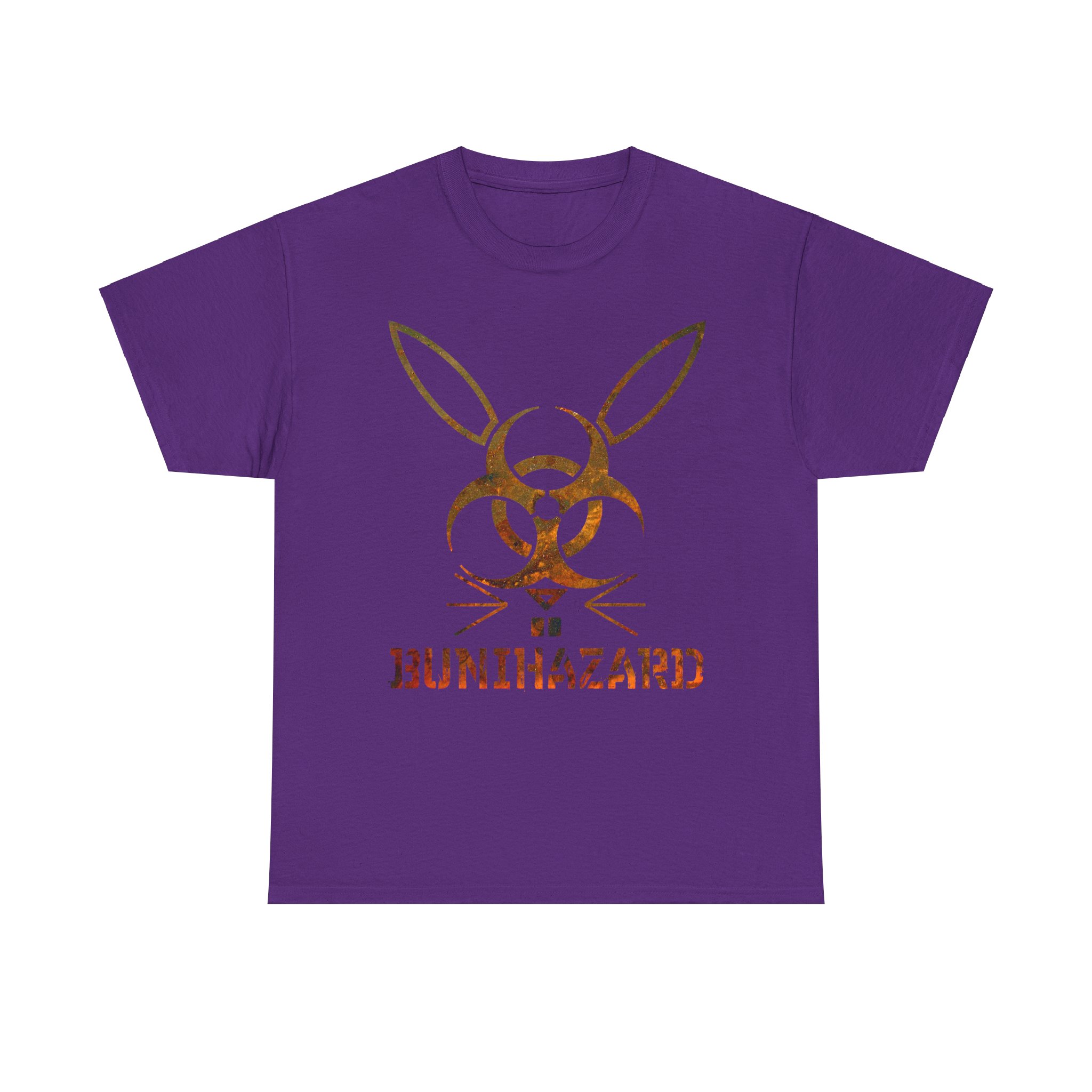 Bunihazard in rust on a shirt in the color Purple - Memento Mary