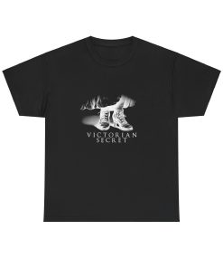 Victorian Secret in white on a shirt in the color Black - Memento Mary