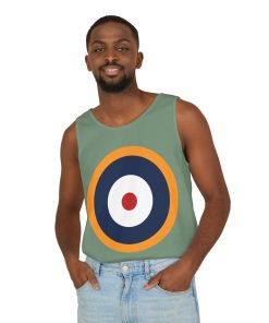 WWII British Roundel on a tank-top in the color Light Green - Memento Mary
