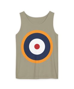 WWII British Roundel on a tank-top in the color Sandstone - Memento Mary