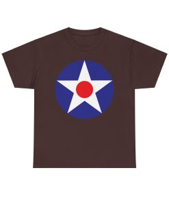 Pre-WWII American Roundel on a shirt in the color Russet - Memento Mary