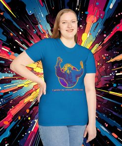 I prefer my science extra mad! on a shirt in the color Sapphire - Memento Mary