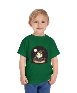 Cute Ghost in a Wizard costume on a shirt in the color Kelly - Memento Mary