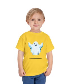 Hovering Ghost on a shirt in the color Yellow - Memento Mary