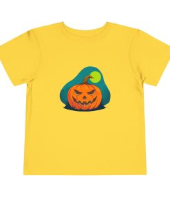 Jack-o-lantern on a shirt in the color Yellow - Memento Mary