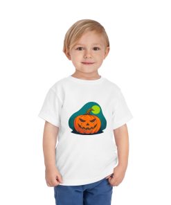 Jack-o-lantern on a shirt in the color White - Memento Mary