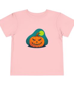 Jack-o-lantern on a shirt in the color Pink - Memento Mary