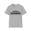 Memento Mori in black on a shirt in the color Sport Grey - Memento Mary