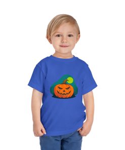 Jack-o-lantern on a shirt in the color Royal - Memento Mary