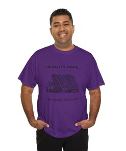 I'm pretty good - but the book was better in black on a shirt in the color Purple - Memento Mary