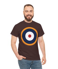 WWII British Roundel on a shirt in the color Russet- Memento Mary