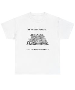 I'm pretty good - but the book was better in black on a shirt in the color White - Memento Mary
