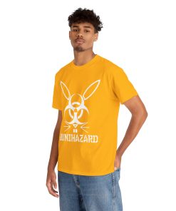 Bunihazard in white on a shirt in the color Gold - Memento Mary