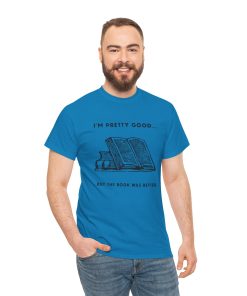 I'm pretty good - but the book was better in black on a shirt in the color Sapphire - Memento Mary