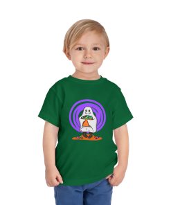 Trick-or-treating ghost on a shirt in the color Kelly - Memento Mary