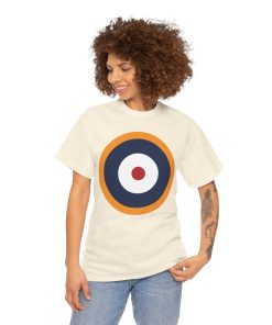 WWII British Roundel on a shirt in the color Natural - Memento Mary