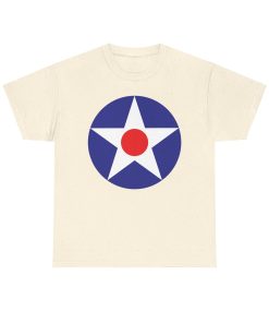 Pre-WWII American Roundel on a shirt in the color Natural - Memento Mary
