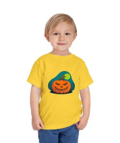 Jack-o-lantern on a shirt in the color Yellow - Memento Mary