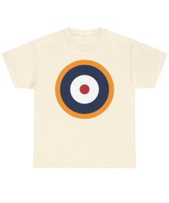 WWII British Roundel on a shirt in the color Natural - Memento Mary