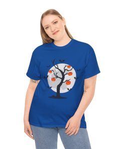 Bats Around The Pumpkin Tree on a tshirt in the color of Royal - Memento Mary