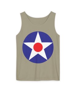 Pre-WWII American Roundel on a tank-top in the color Sandstone - Memento Mary