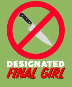 Designated Final Girl on a shirt in the color Lime - Memento Mary