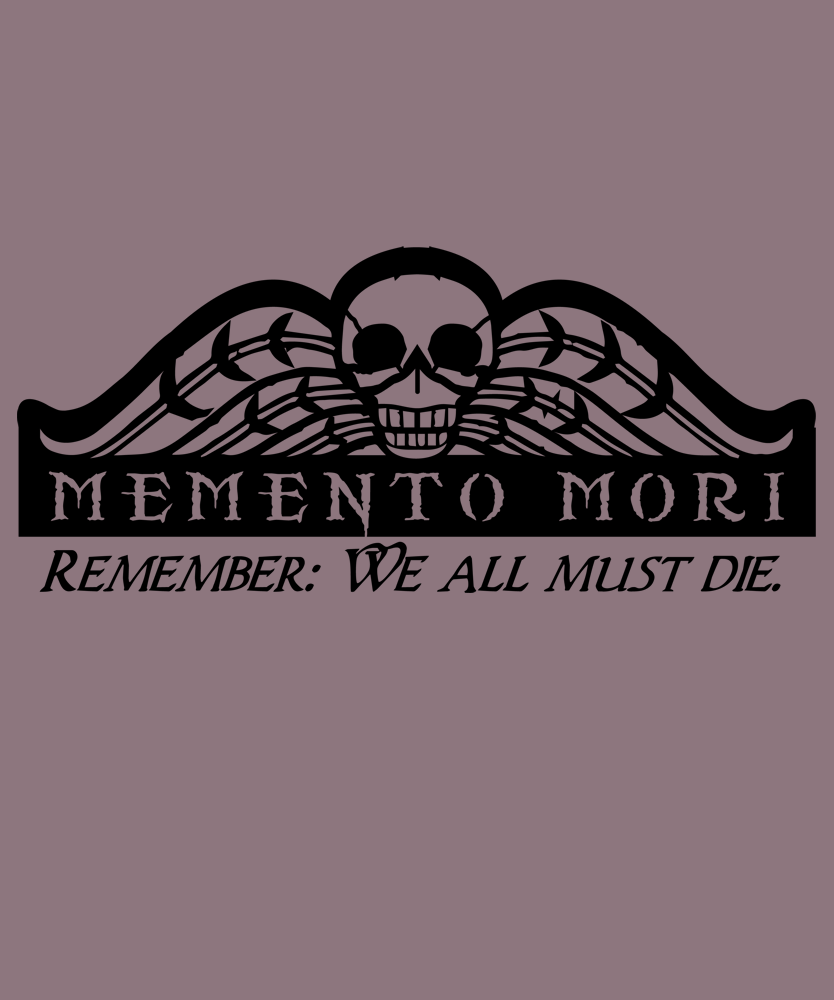 Memento Mori - Remember We All Must Die (black) - Image 2
